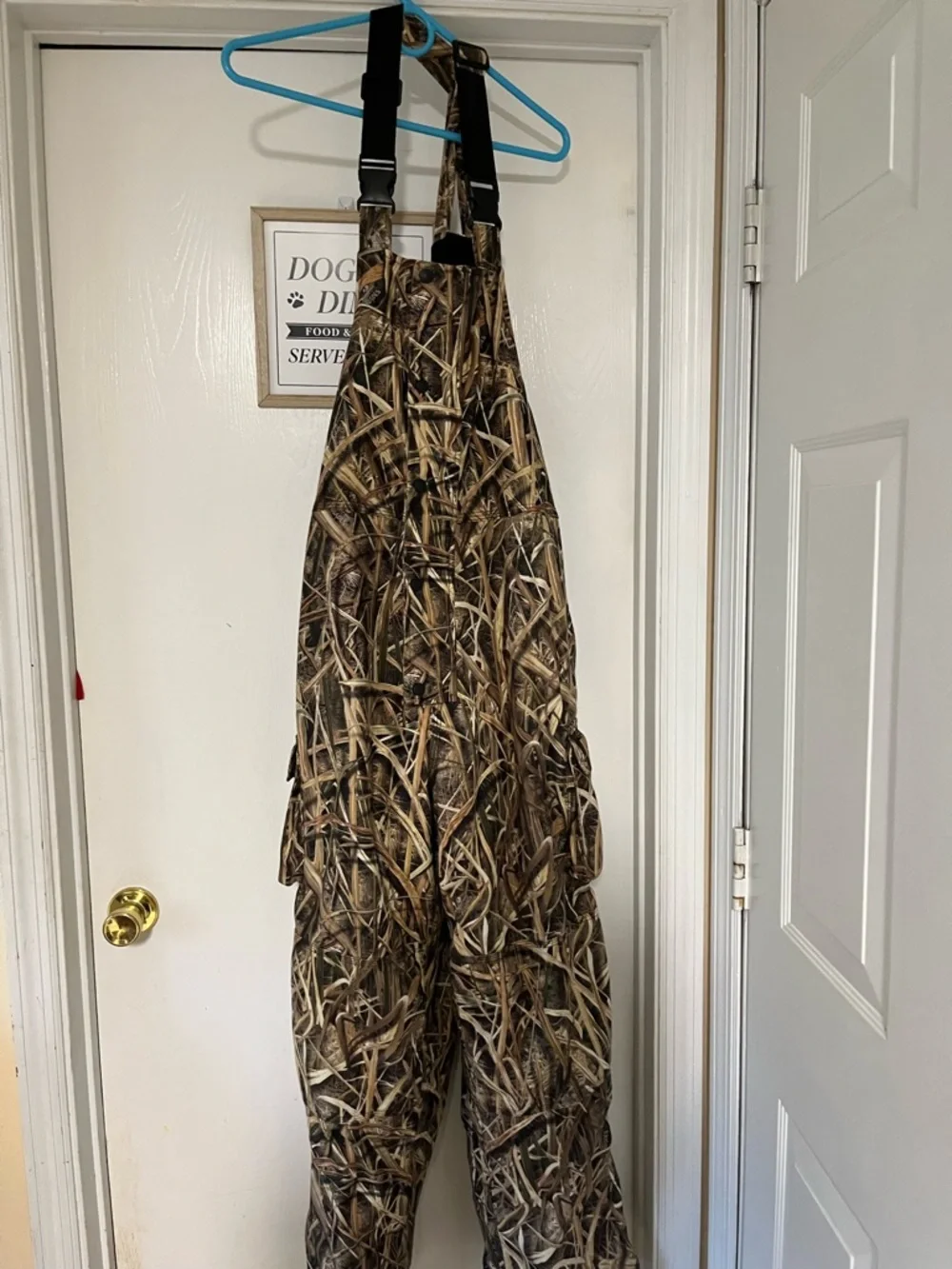 Realtree-Style Camouflage Bib Overalls - Brown/Green